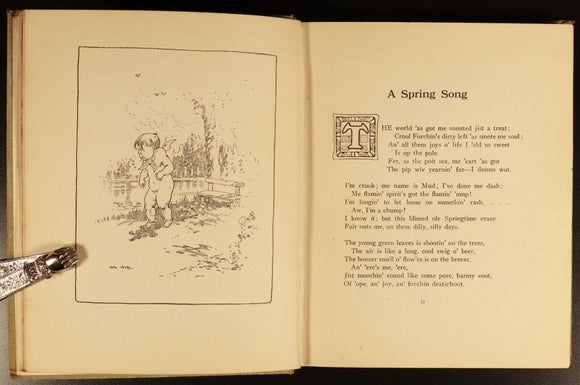 1918 Digger Smith & 1915 Sentimental Bloke CJ Dennis Antique Australian Books