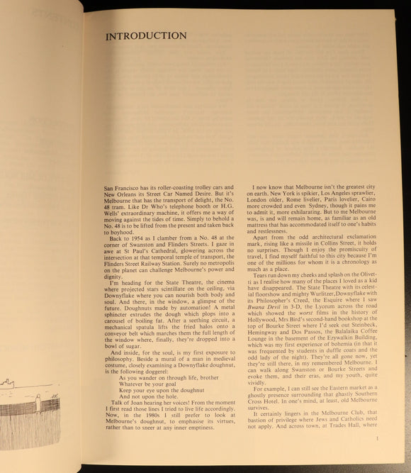 The Melbourne Book by Anthony Harvey 1982 Melbourne Australia Local History Book