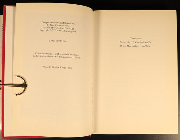 The Last Man Surgeon W. Brydon by JC Cunningham 2003 Military History Book 1st