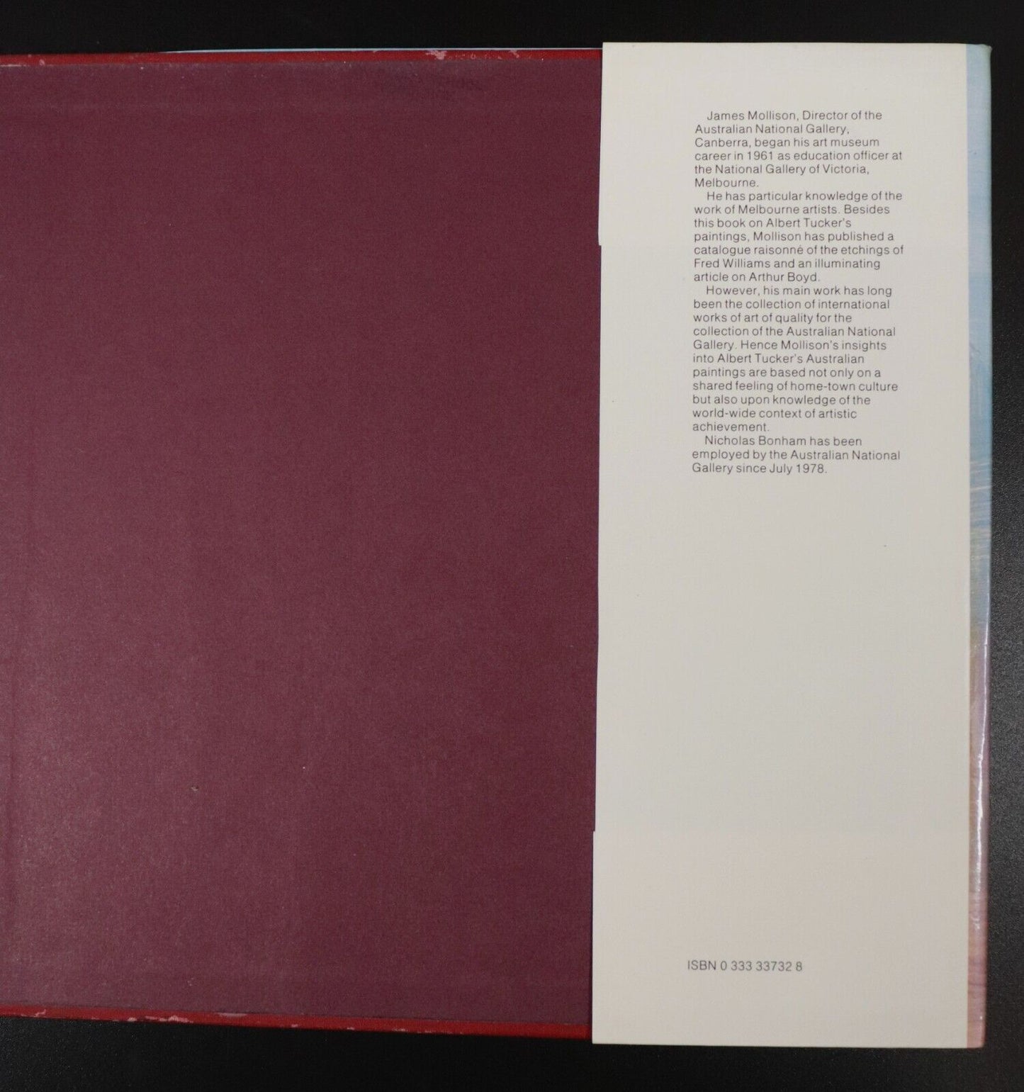 1982 Albert Tucker by J. Mollison & N. Bonham Australian Art Reference Book