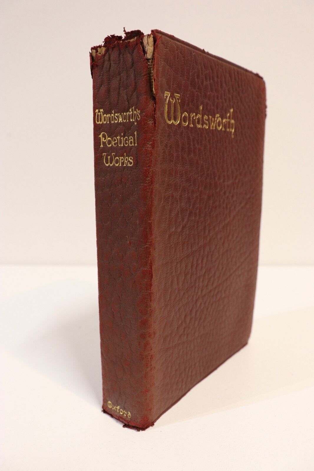 1932 The Poetical Works Of Wordsworth AntiqueEnglish Romantic Poetry Book