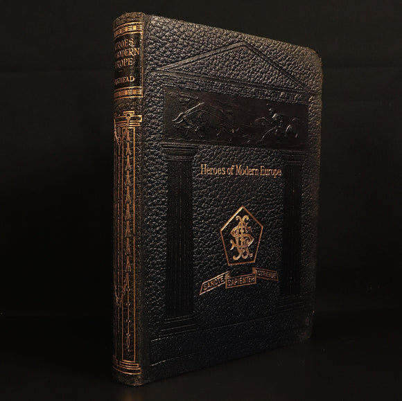 Heroes Of Modern Europe by Alice Birkhead 1923 Antique Leather History Book