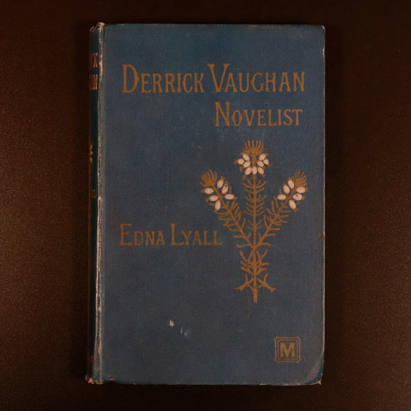 1889 Derrick Vaughan Novelist by Edna Lyall Antiquarian British Fiction Book