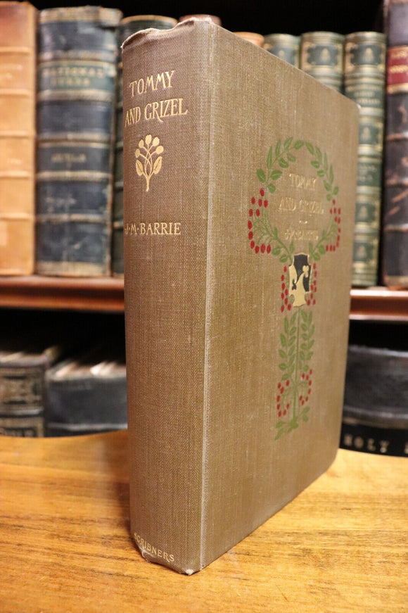 1900 Tommy and Grizel by James Barrie Antique Scottish Literature Fiction Book