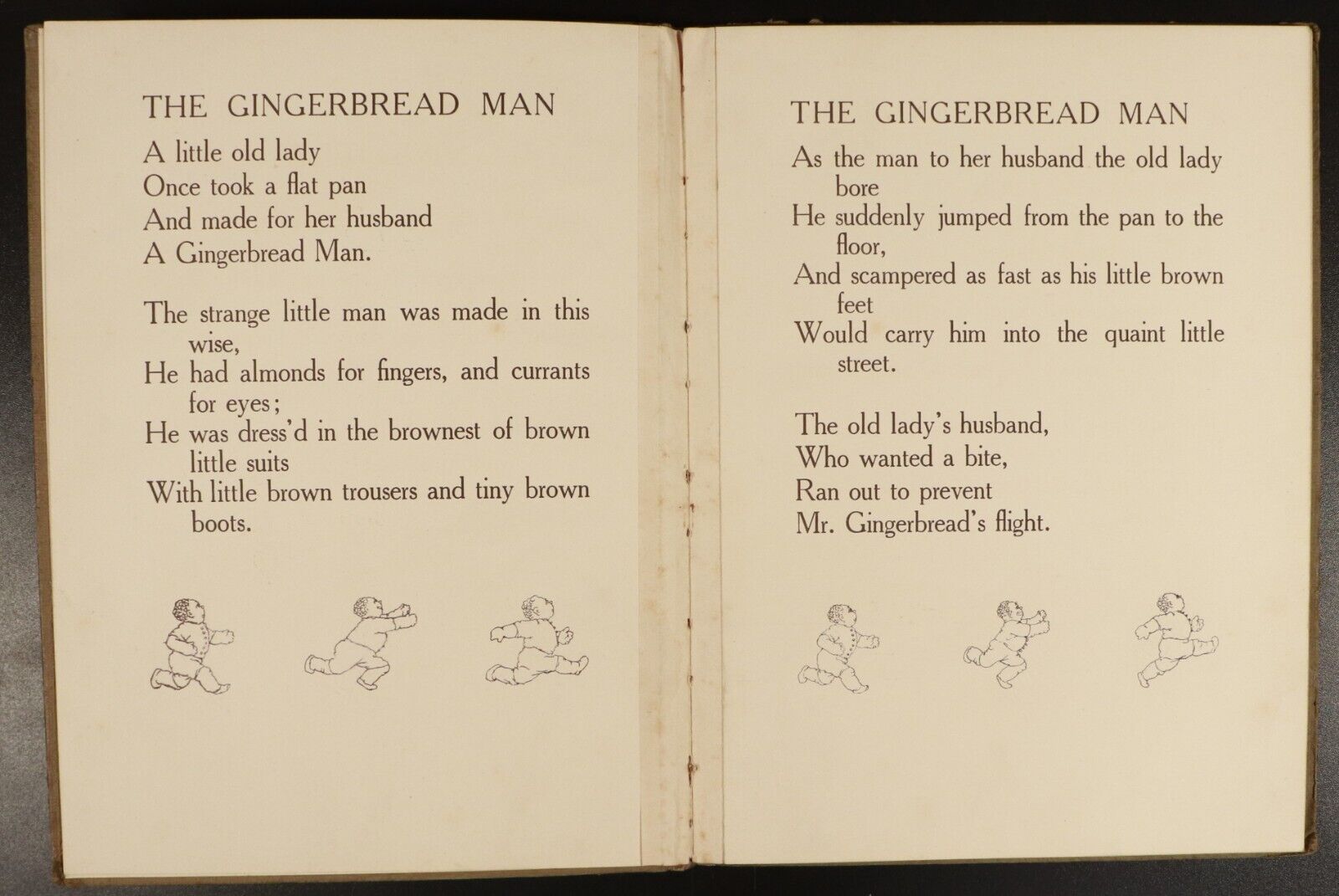 1915 The Gingerbread Man by Leonard Fable 1st Edition Antique Childrens Book