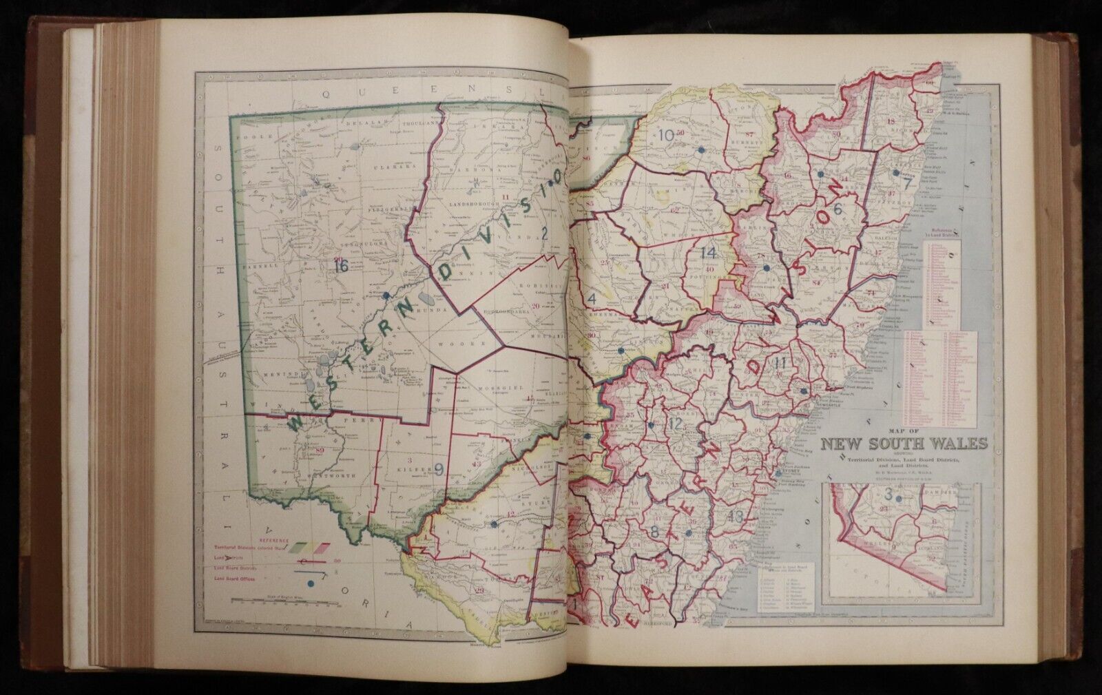 1886 2vol Picturesque Atlas Of Australasia by Andrew Garran w/NSW Railway Map