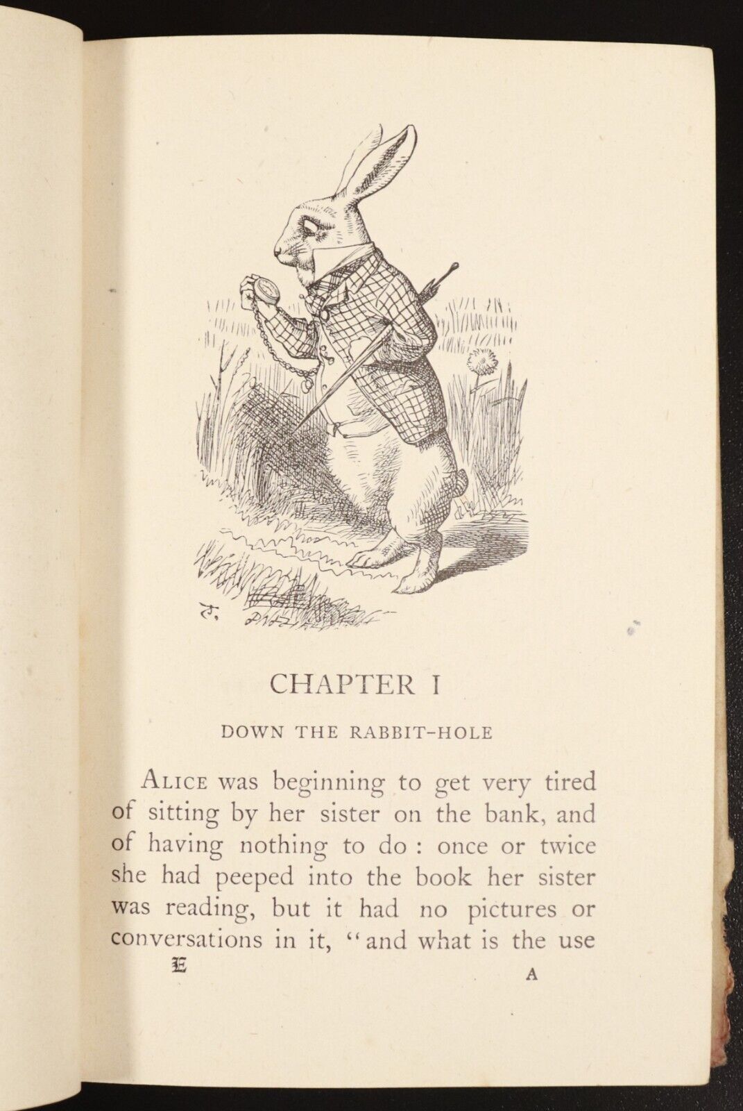 1941 Alice's Adventures In Wonderland L. Carroll Antique Fiction Book J. Tenniel