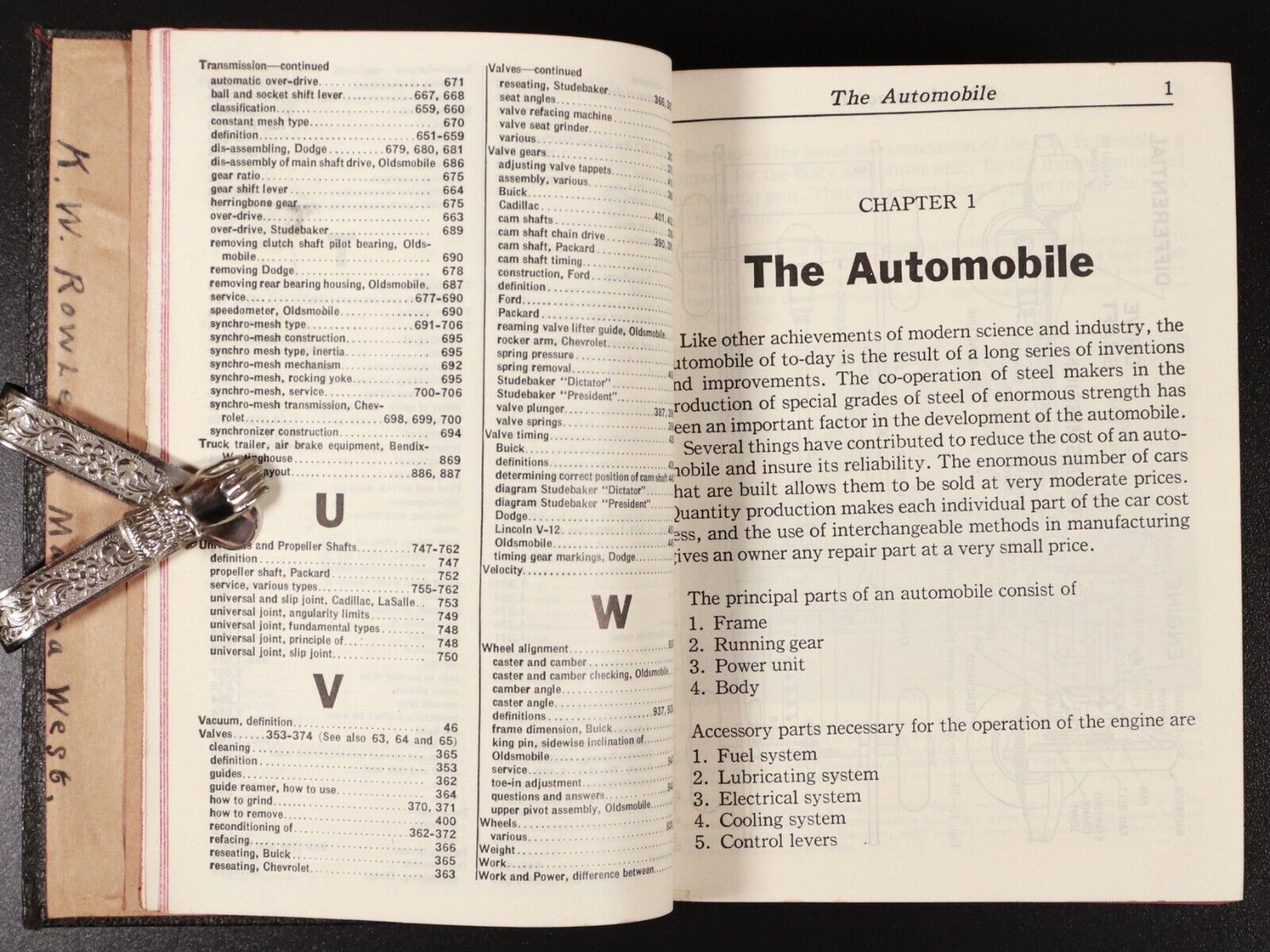 1940 Audels New Automobile Guide by Frank D. Graham Antique Automotive Book