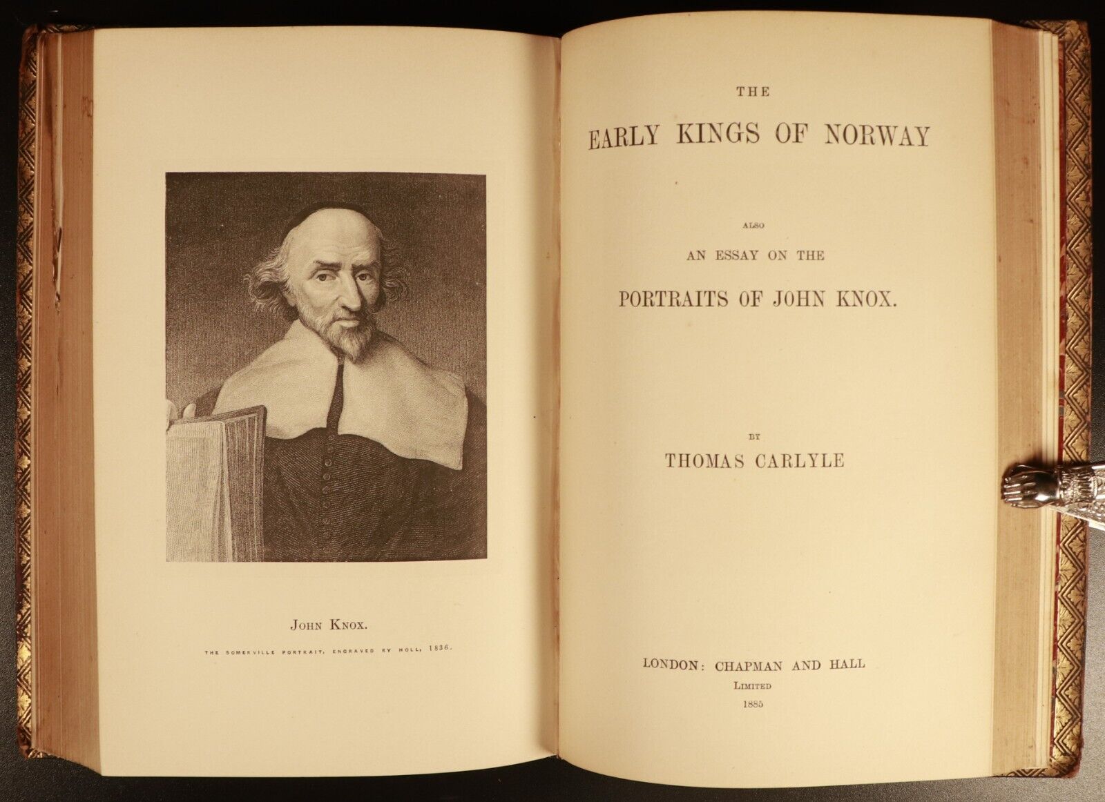 1885 Latter Day Pamphlets & Kings Of Norway Antique History Book Thomas Carlyle