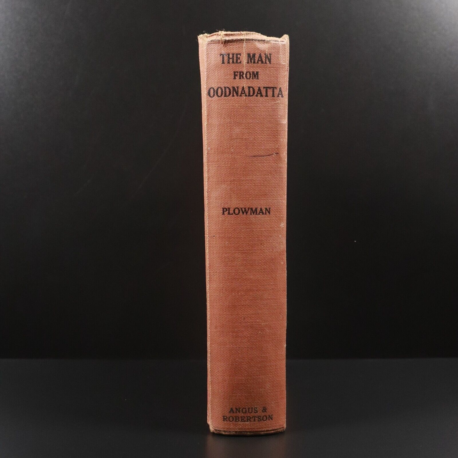 1933 The Man from Oodnadatta by R. B. Plowman Australian History Book Photos