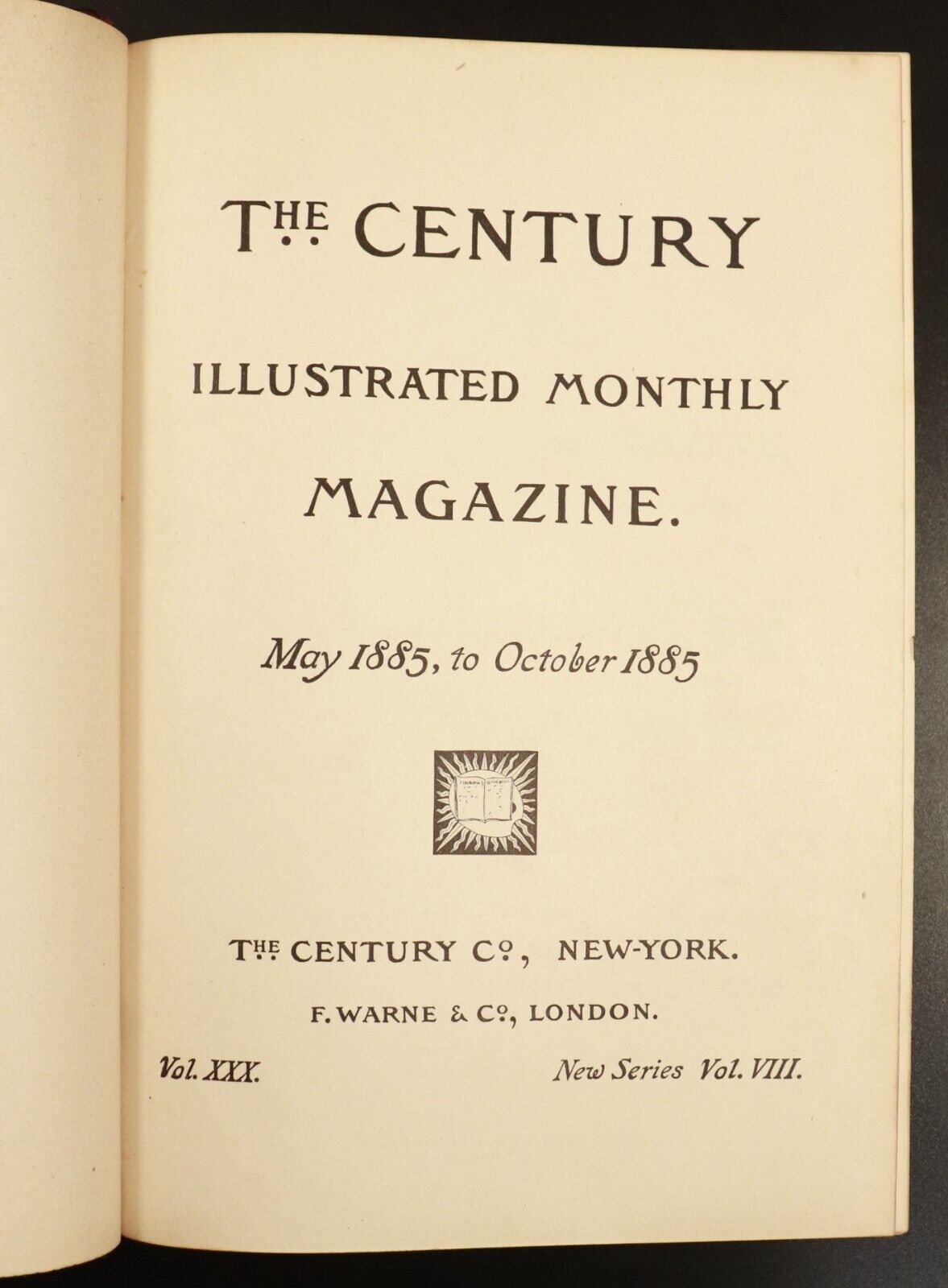 1885 The Century Illustrated Monthly Magazine Antiquarian History Book Civil War - 0