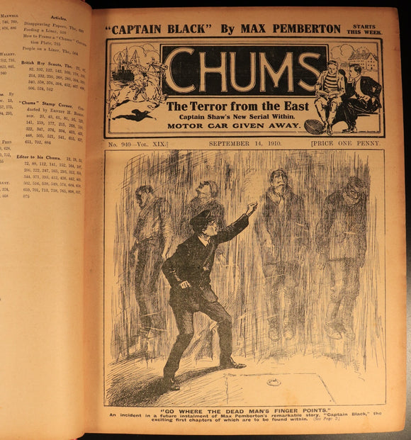 Chums 1911 Illustrated Paper For Boys Antique Illustrated British Childrens Book