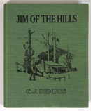 1919 Jim Of The Hills by CJ Dennis Antique Australian Fiction Book Mackaness-1
