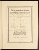 1967 Early American Rooms 1650 to 1858 Vintage American Architecture Book-3