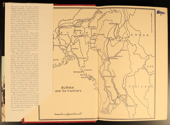 Imphal by Sir Geoffrey Evans 1962 Japan India Military History Book WW2