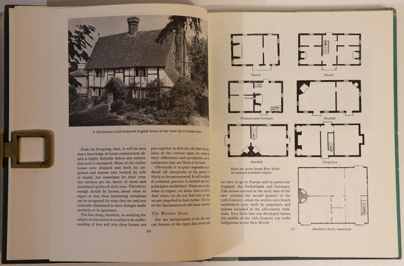 1967 Old American Houses by H&O Williams Vintage American Architecture Book