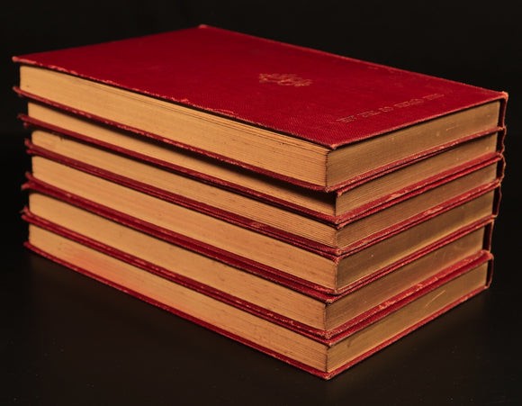 John Ruskin 6 Volume Antique Book Collection 1906 George Allen London Editions