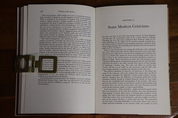 1985 A History Of The Auction by B. Learmount 1st Ed. Finance History Book