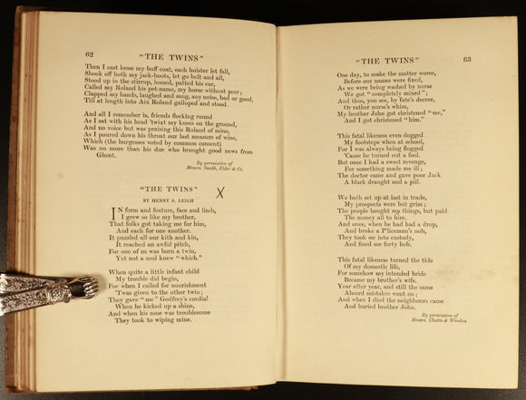 1903 Favourite Recitations Of Favourite Actors Antique Poetry & Literature Book