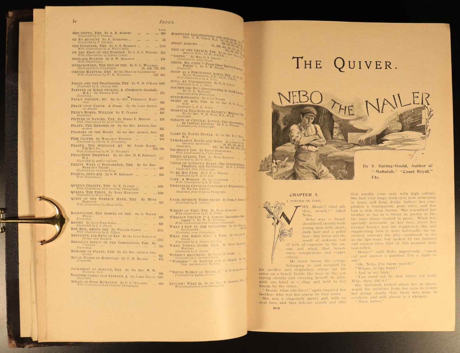 1902 The Quiver: An Illustrated Magazine Antique British Literature Book