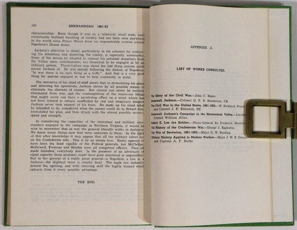 1954 Shenandoah 1861 to 1862 by E.G. Keogh American Civil War Military Book