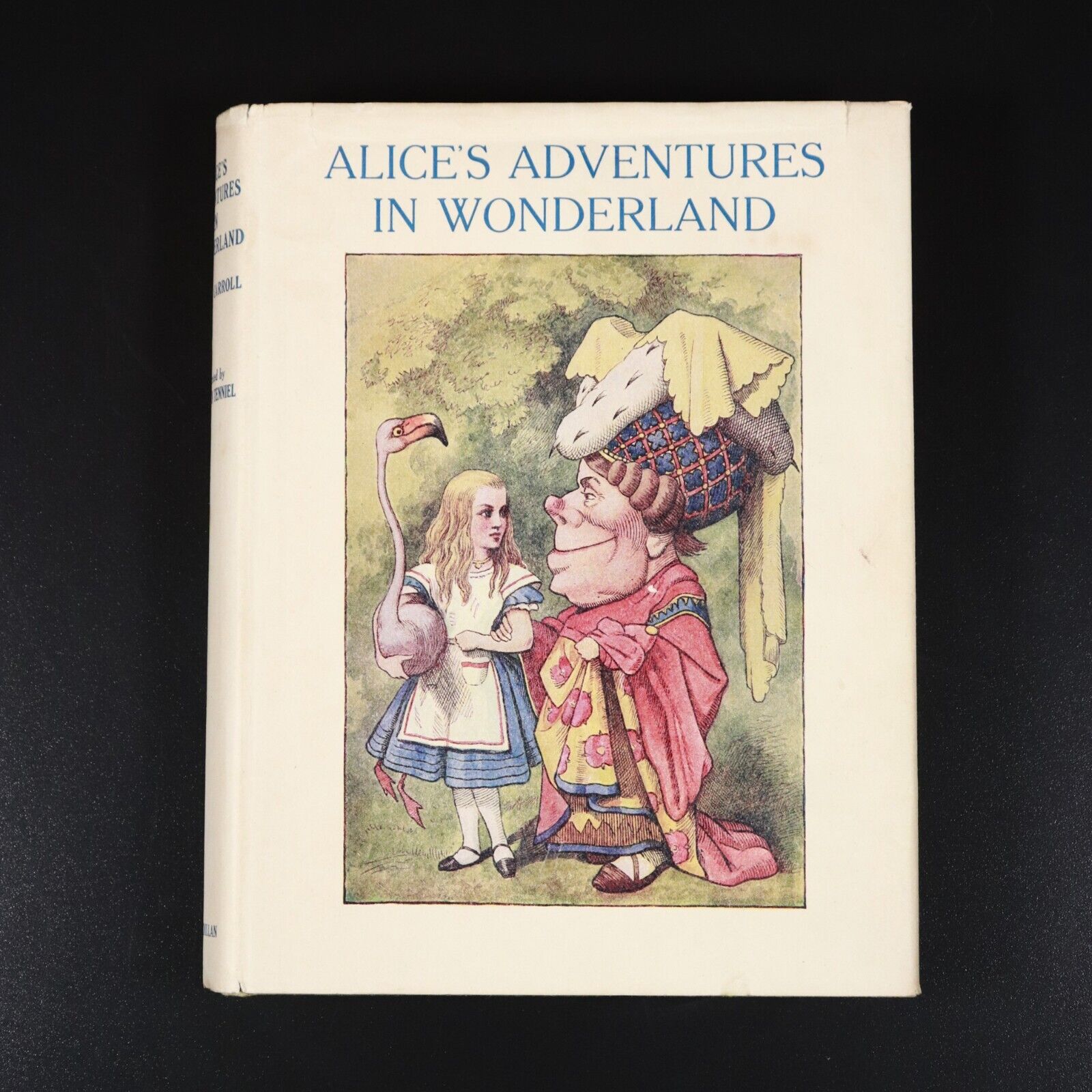 1957 Alice's Adventures In Wonderland L. Carroll Vintage Fiction Book J. Tenniel