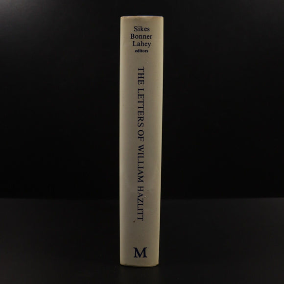 1979 Letters Of William Hazlitt by H. Moreland Sikes British History Book 1st Ed
