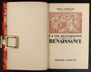 1938 La Vie Quotidienne Au Temps De La Renaissance French Book Fine Binding-2