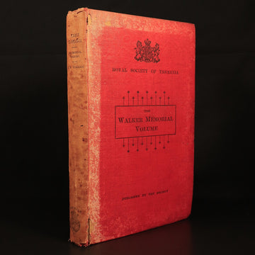 1902 Early Tasmania Papers by J.B. Walker Antique Australian History Book 1st Ed