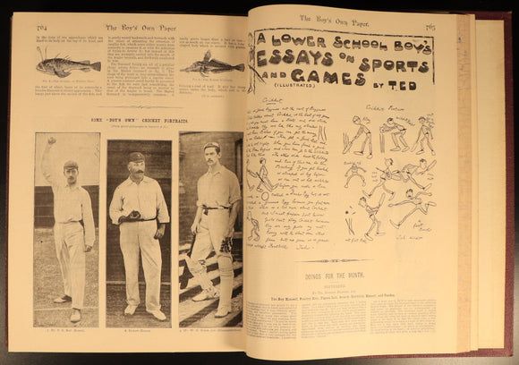 The Boys Own Annual 1897-98 Antique British Illustrated Boys Book Boys Own Paper