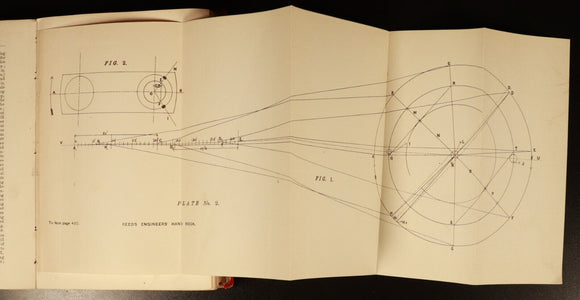 1891 Reed's Engineers Handbook Marine Board WH Thorn Antique Engineering Book