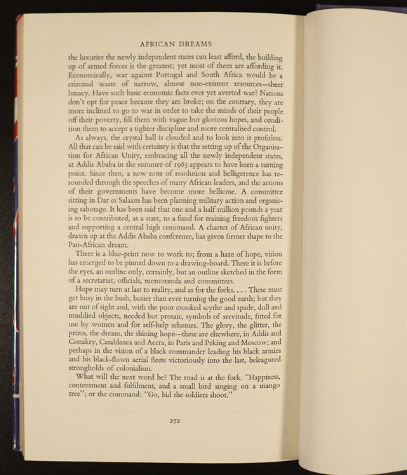 1964 Forks & Hope An African Notebook by Elspeth Huxley African History Book