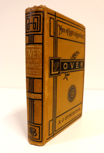 1880 Samuel Lover: A Biographical Sketch Antique British Literature Book