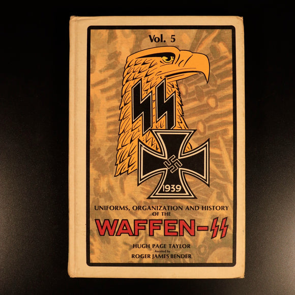Uniforms, Organization & History Of Waffen SS 1982 1st Ed Military History Book