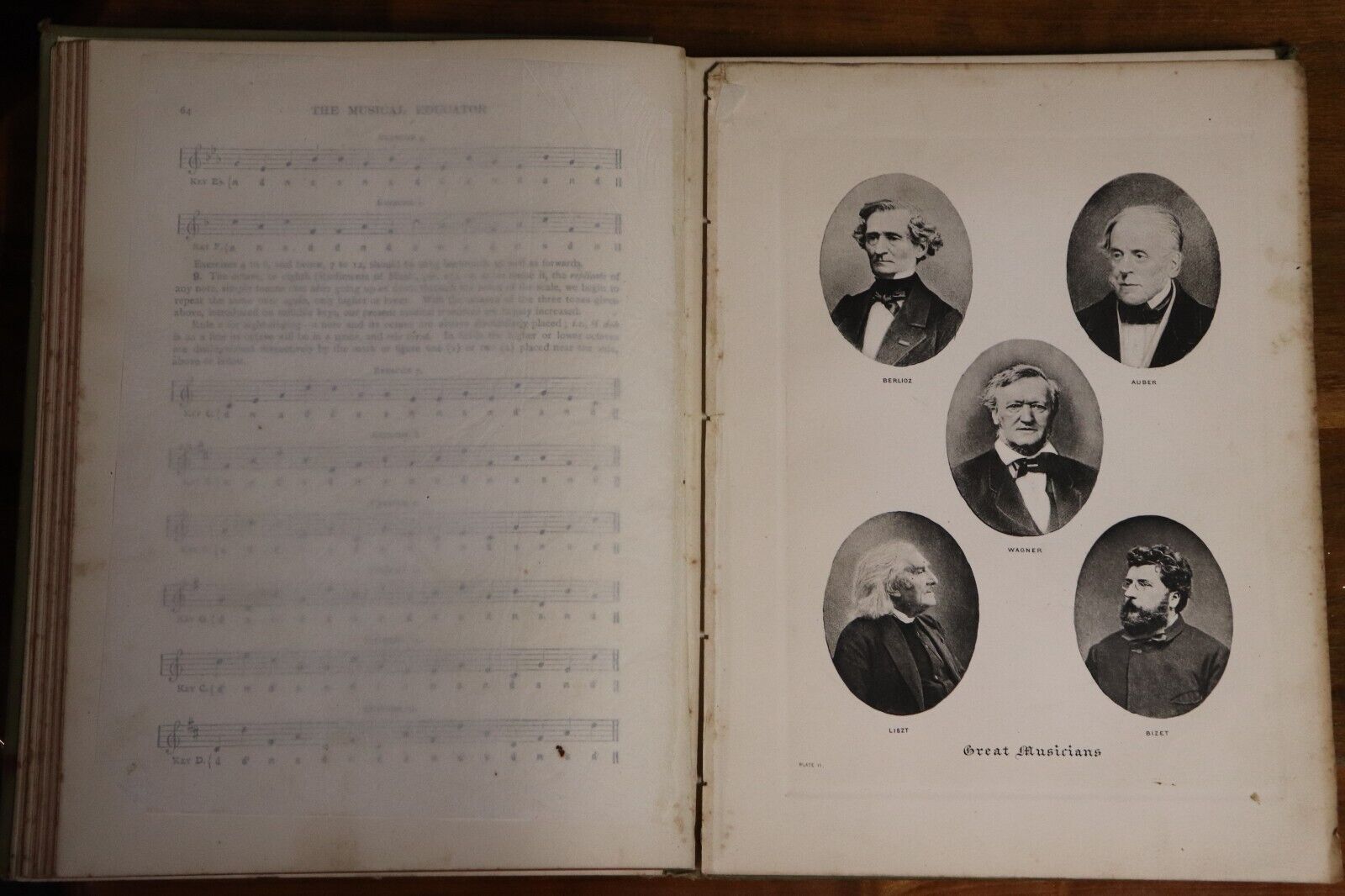 c1895 3vol The Musical Educator Antique Classical Music Reference Books