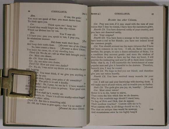 c1930 The Warwick Shakespeare: Coriolanus & Tempest Antique Literature Books