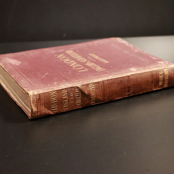 1871 London England und Schottland by Ravenstein Antiquarian Travel Guide w/Maps