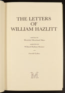 1979 Letters Of William Hazlitt by H. Moreland Sikes British History Book 1st Ed-3
