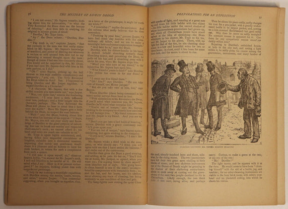 c1920 4vol Lloyd's Sixpenny Dickens by Charles Dickens Antique Fiction Books