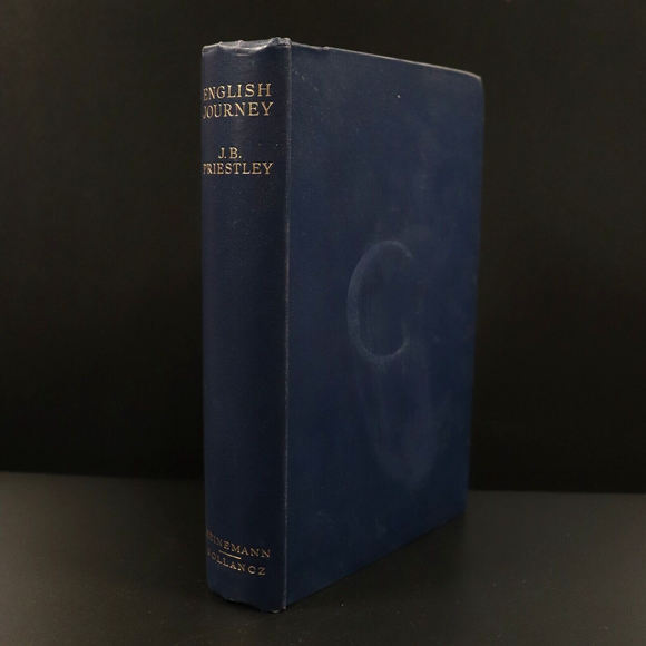 1934 English Journey by JB Priestley 1st Edition British Travel Book