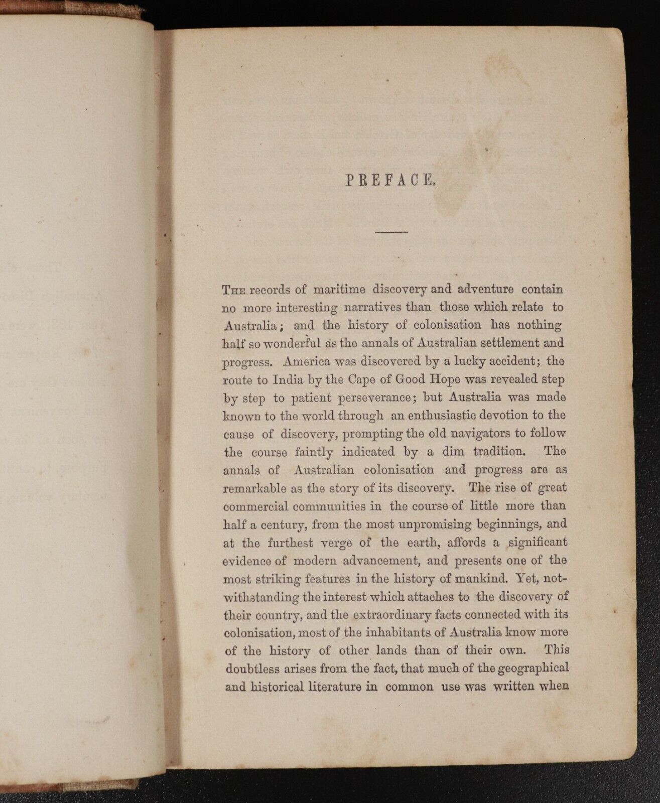 1867 History Of Australian Discovery & Colonisation Antiquarian History Book 1st