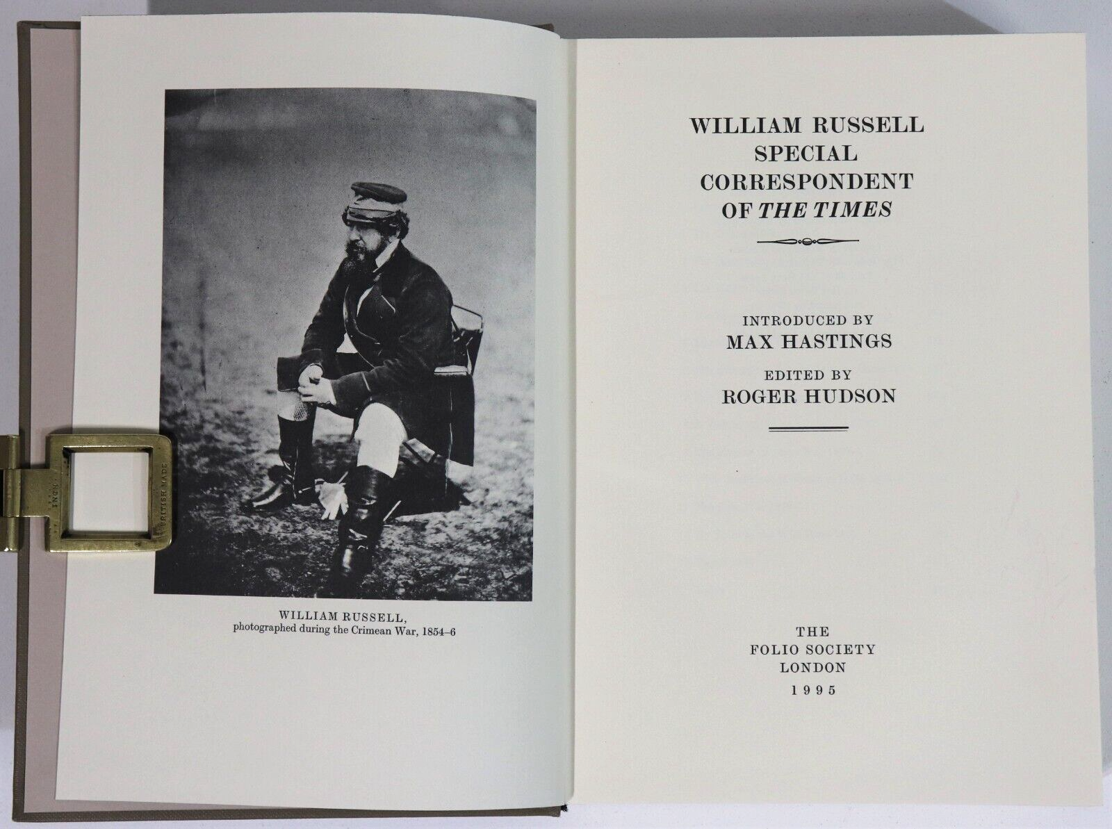 1995 William Russell Special Correspondent Folio Society History Book Crimean