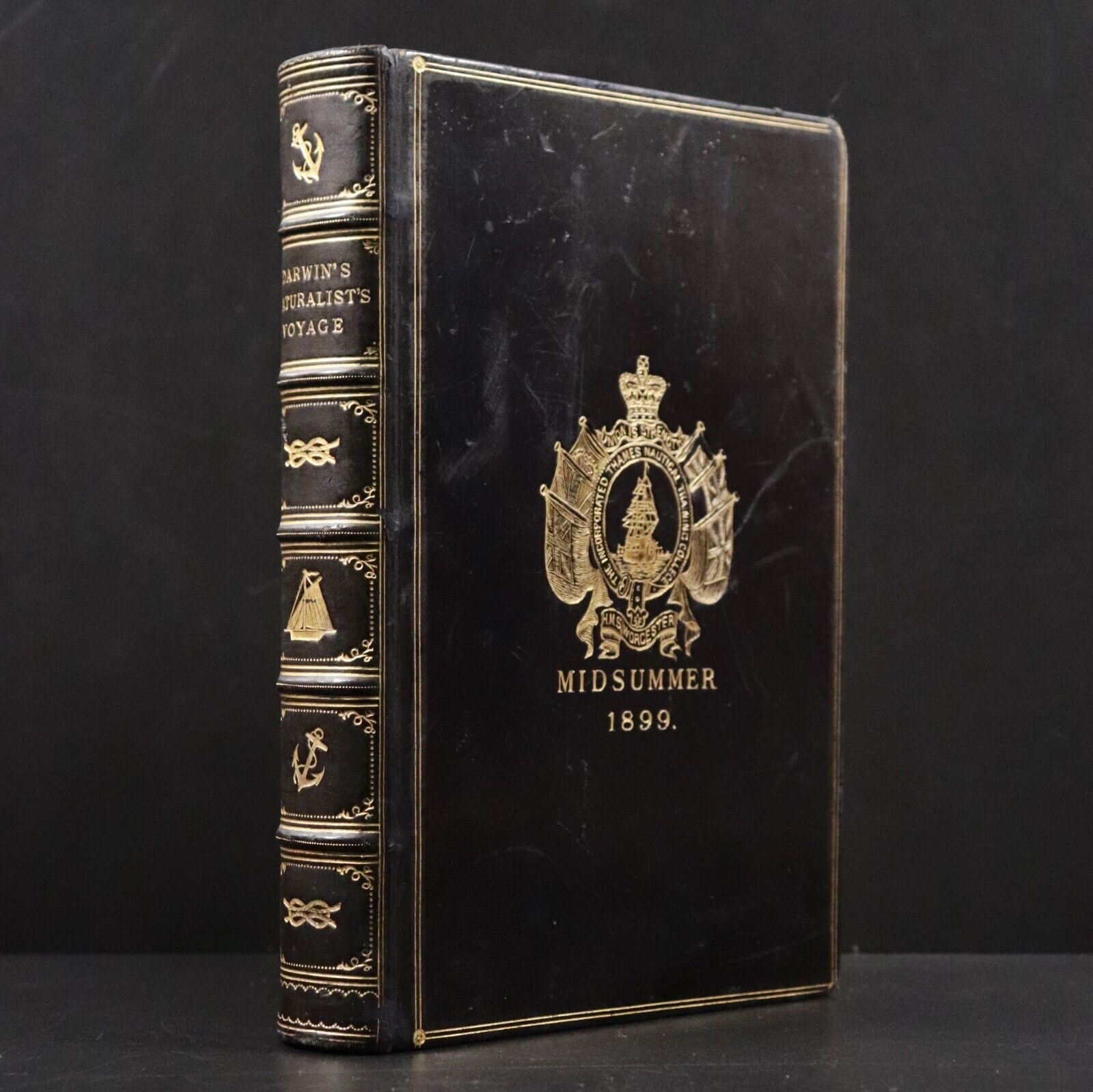 1897 A Naturalist's Voyage by Charles Darwin Antique Natural History Book Beagle
