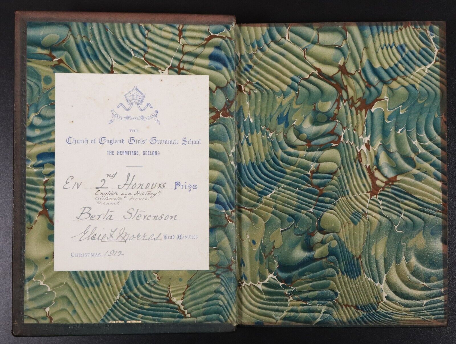 1899 The Makers Of Modern Prose Antique Literature Book Prize Binding Marbled