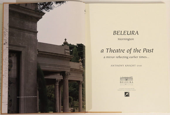 2009 Beleura Mornington by A Knight 1st Edition Australian Architecture Book