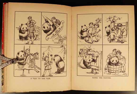 c1950 My Pet Panda Antique British Illustrated Childrens Book Birn Brothers Ltd