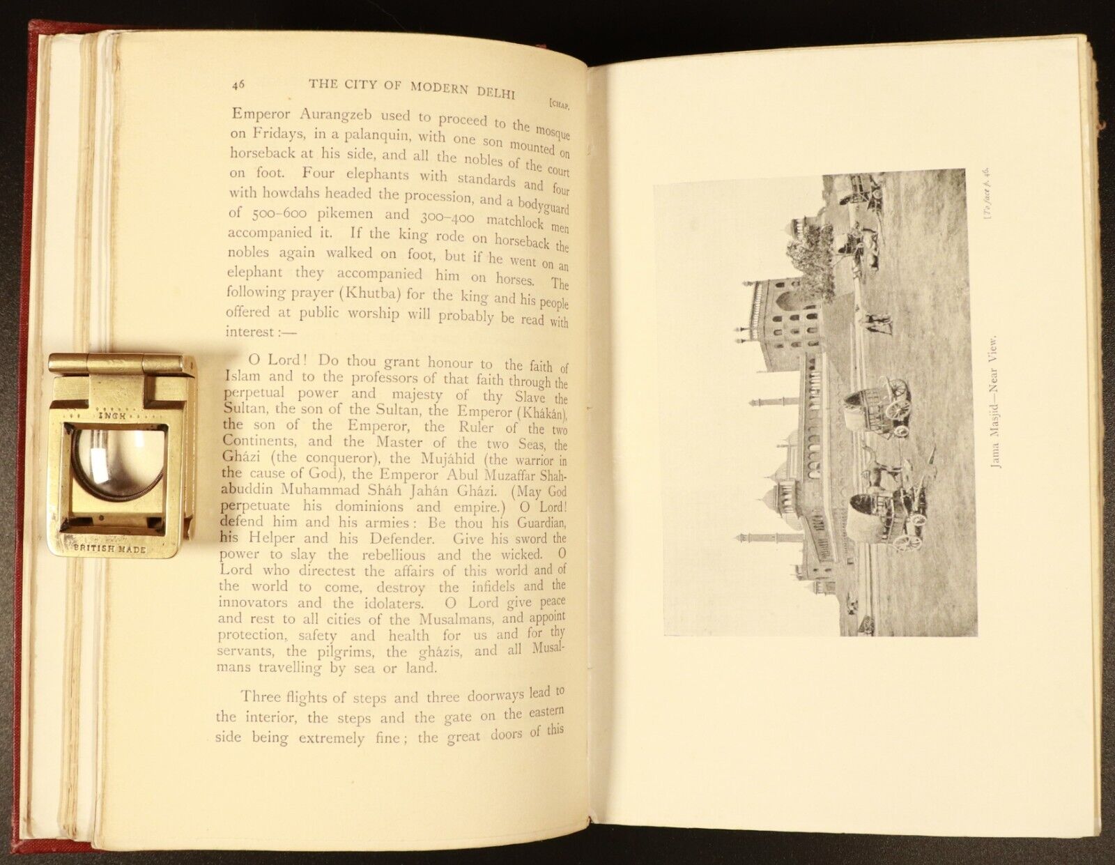 1902 Delhi Past And Present by H.C. Fanshawe Antique Book 1st Ed PROVENANCE Maps