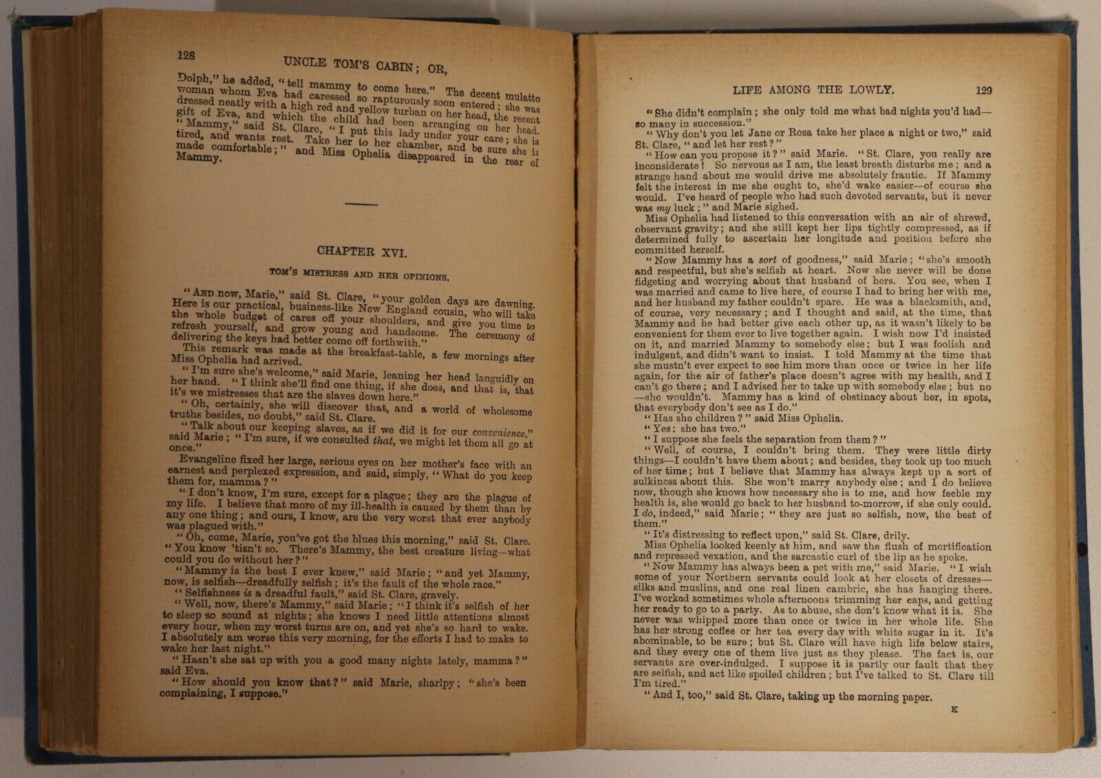 c1905 Uncle Tom's Cabin by Harriet Beecher Stowe Antique American Fiction Book