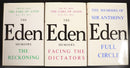 1960 3vol The Eden Memoirs by The Earl Of Avon WW2 Military History Book Set-3