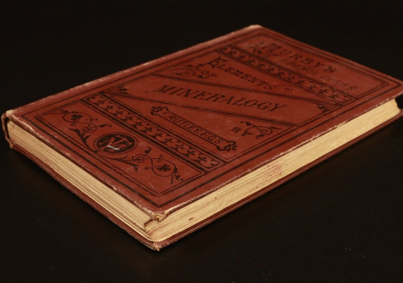 c1897 Elements Of Mineralogy by F. Rutley Antique Murby's Science Series Book